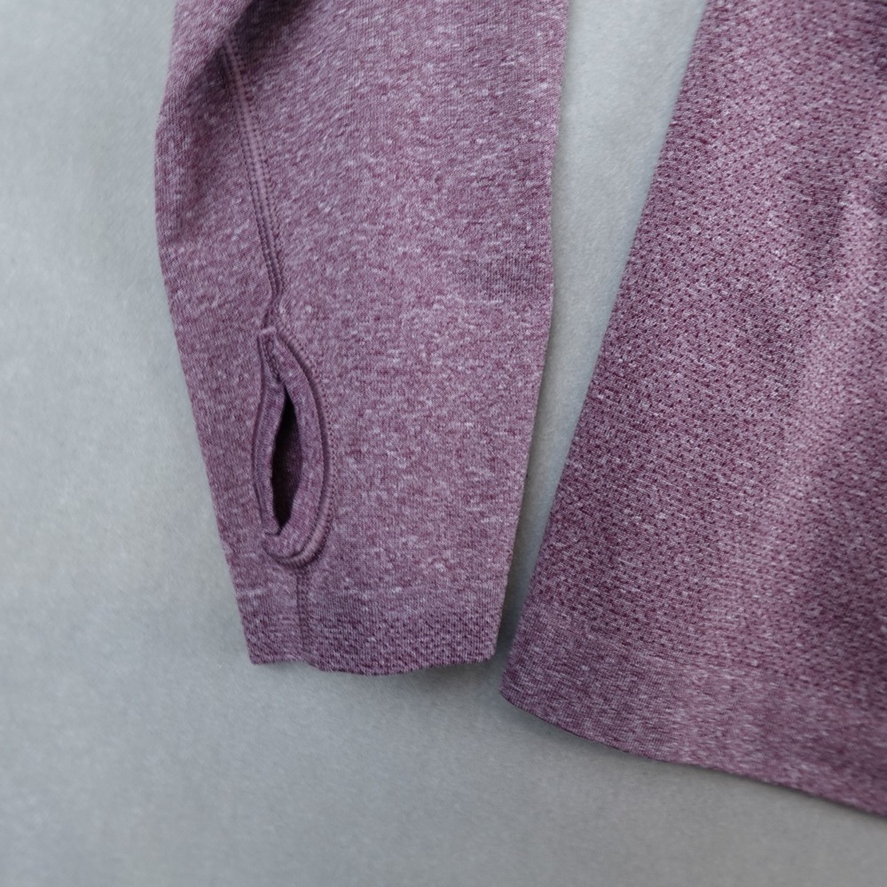 Lululemon Metal Vent Tech 1/2 Zip Pullover Mens Medium Performance Plum Maroon - Picture 8 of 9